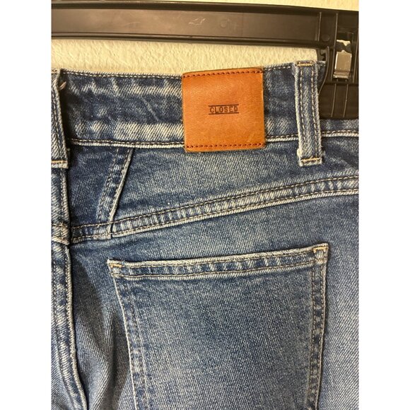 Closed Denim Blue Jeans Made in Italy Skinny Retro Button Fly Y2K Size 24 - Picture 6 of 10